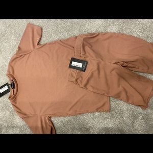 pretty little thing oh set in champagne pink